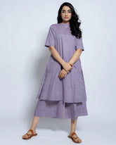 Women Solid Cotton Kurta Set
