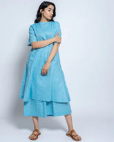 Women Solid Cotton Kurta Set