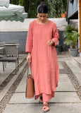 Cotton Plain Kurta Set
