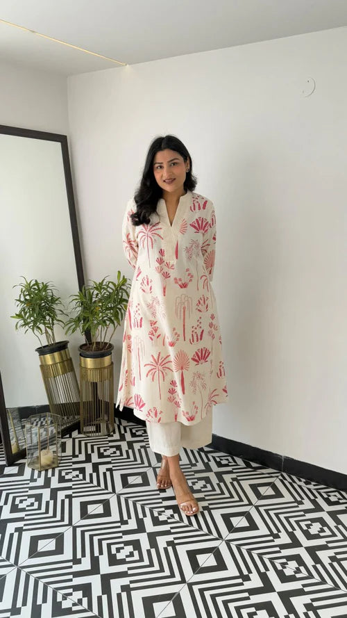 Printed Kurta Set