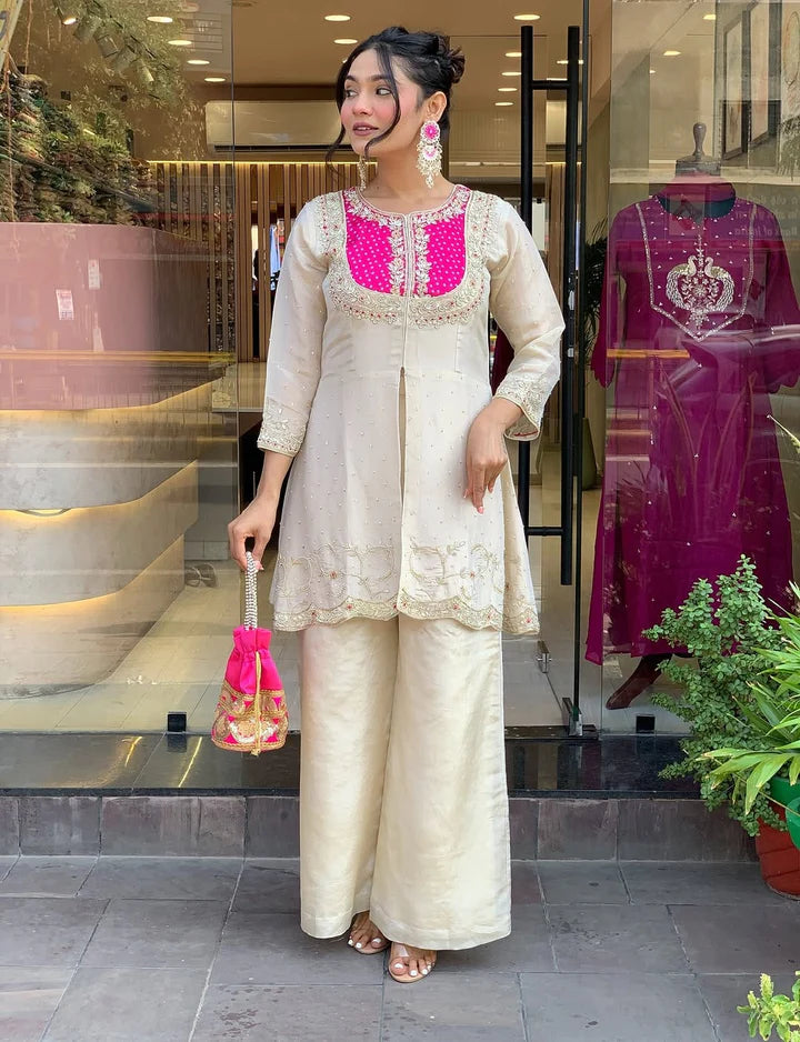 Festival Wear Embroidered Co-Ord Set