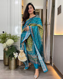 Print in print muslin set