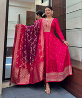Pink Flared Suit Set