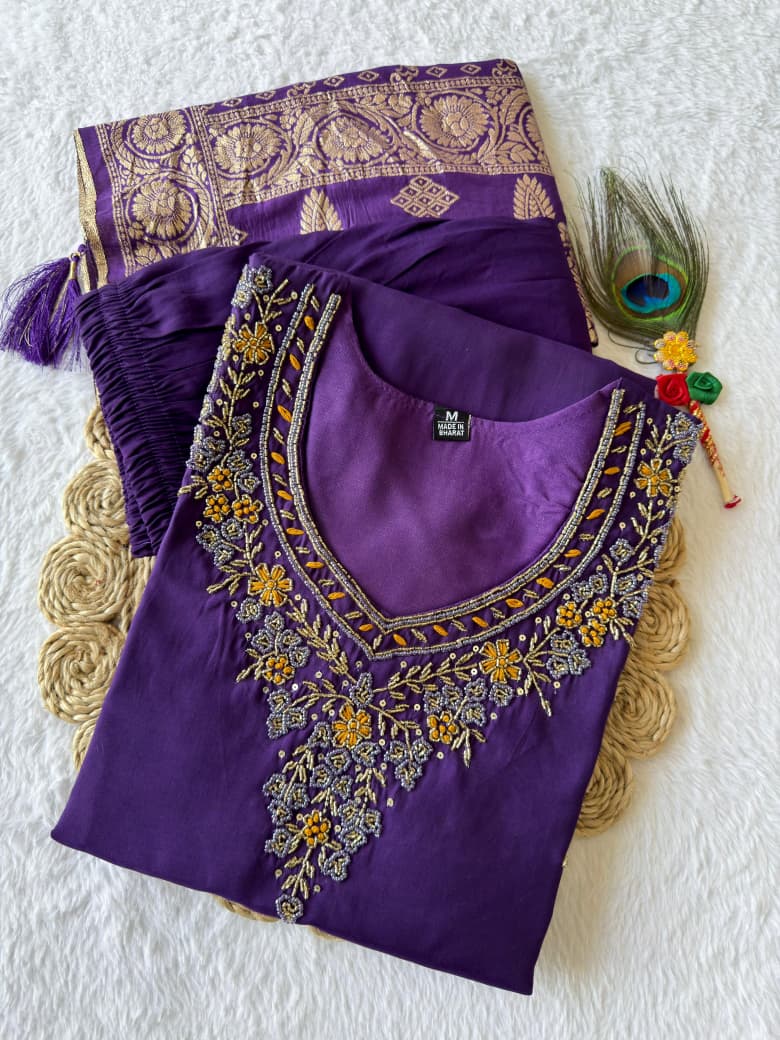New Designers Kurta Pent Dupatta Set