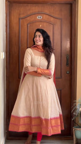 CREAM HEAVY DESIGNER SUIT SET