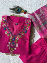 New Beautiful Hand Work Designers Kurta Pent Dupatta Set