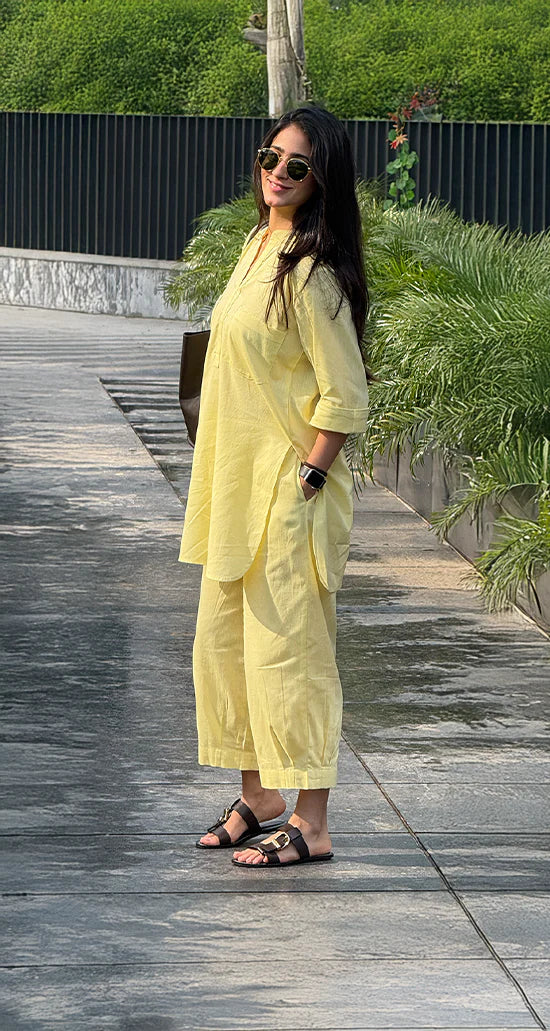 Women Casual Solid Co-Ord Set