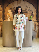 White Embroidery Cotton Cod Set