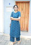 Women Cotton Printed Kurta Set