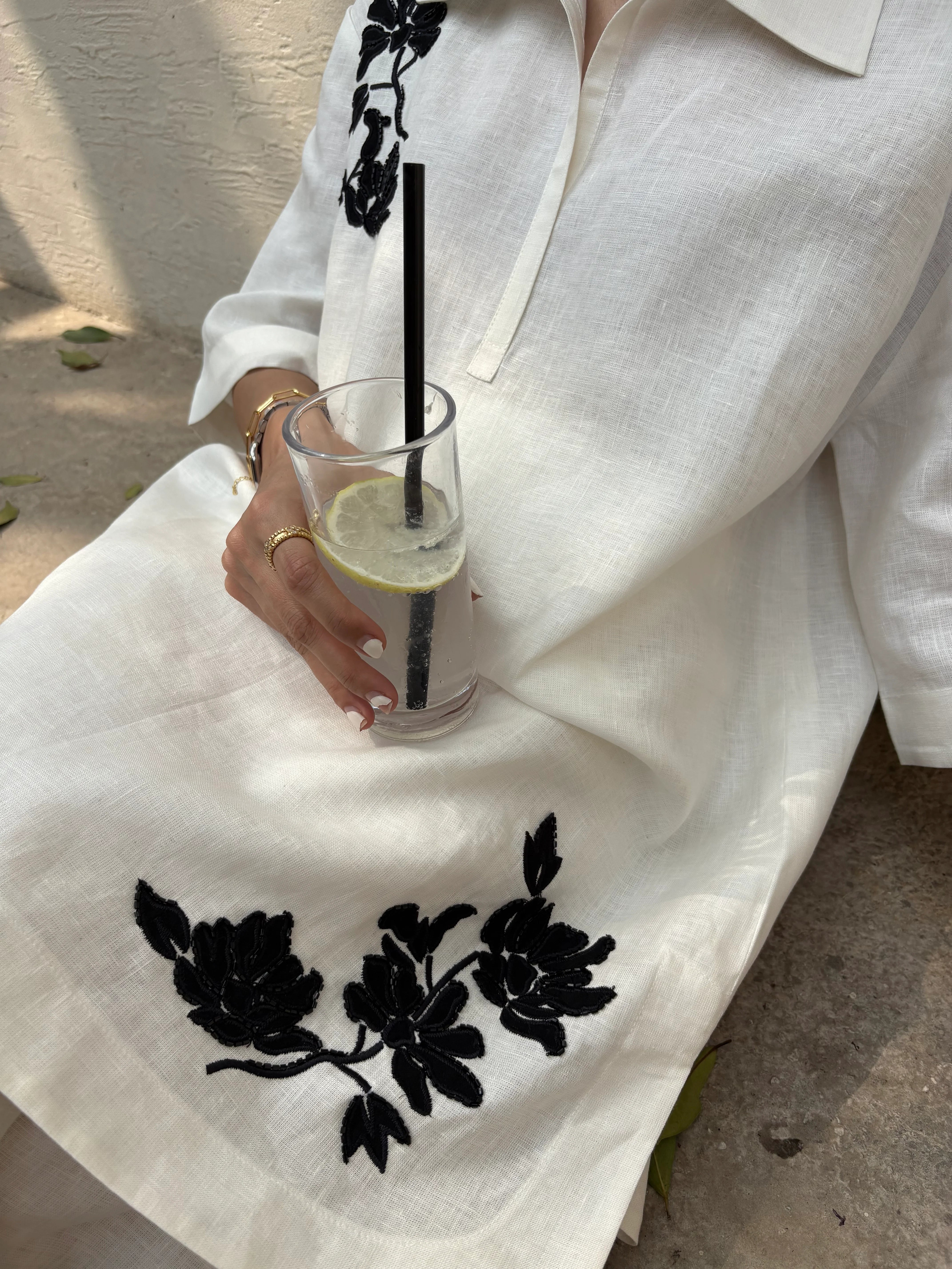 Off-White Cotton Co-Ord Set
