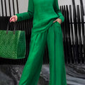 Women Cotton V-neck Co-Ord Set