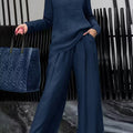 Women Cotton V-neck Co-Ord Set