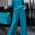 Women Cotton V-neck Co-Ord Set