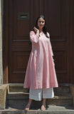 Cotton Stripe A line Kurta Set