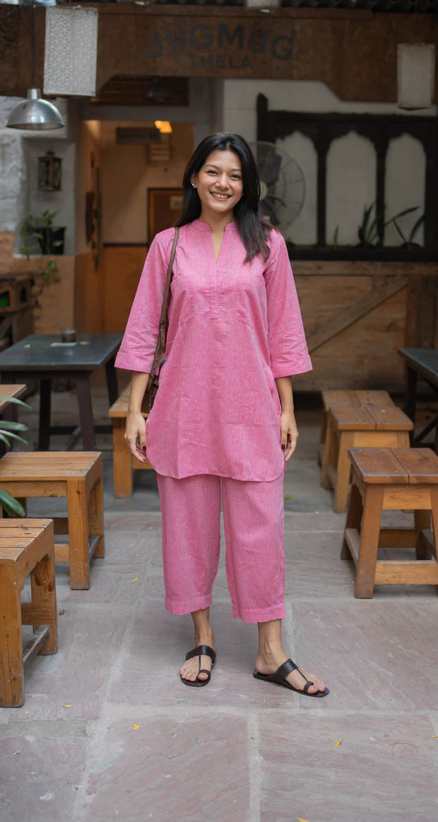 Women Casual Solid Co-Ord Set