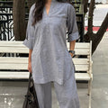 Women Casual Solid Co-Ord Set