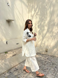 Off-White Cotton Co-Ord Set