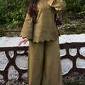 Scallop-Trim Co-Ord Set for Women