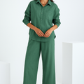 Women Pure Cotton Shirt & Trousers
