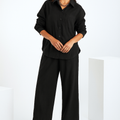 Women Pure Cotton Shirt & Trousers