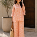 Midnight Checks Cotton Co-ord Set for Women