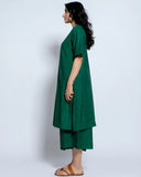 Women Solid Cotton Kurta Set