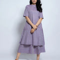 Women Solid Cotton Kurta Set