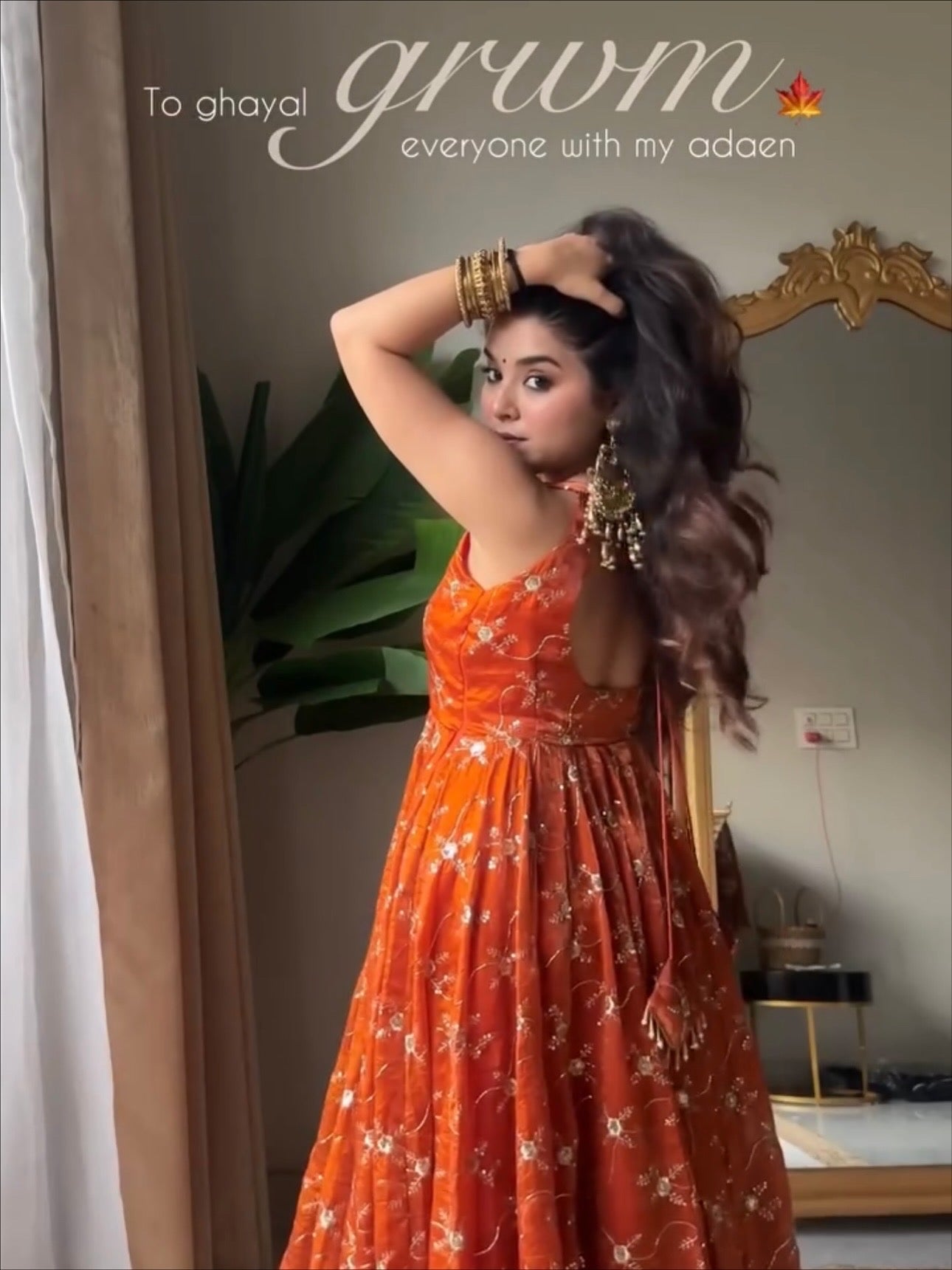 Masoom Minawala Luxe Edition Heavy Fendy Silk Designer Anarkali with Thread and Sequin Work