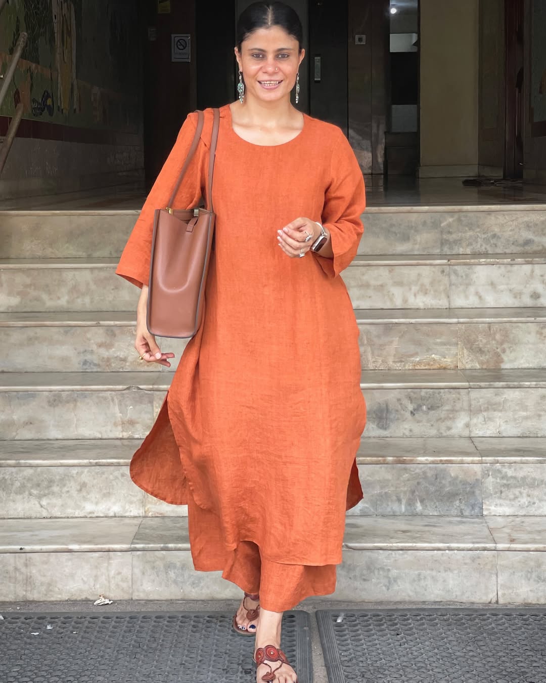 Cotton Plain Kurta Set