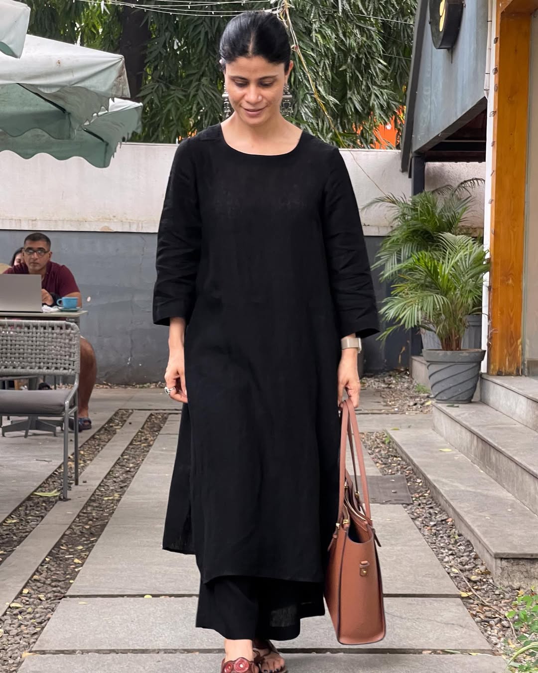 Cotton Plain Kurta Set