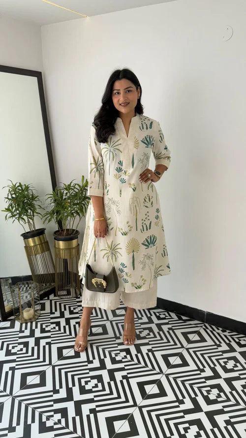Printed Kurta Set