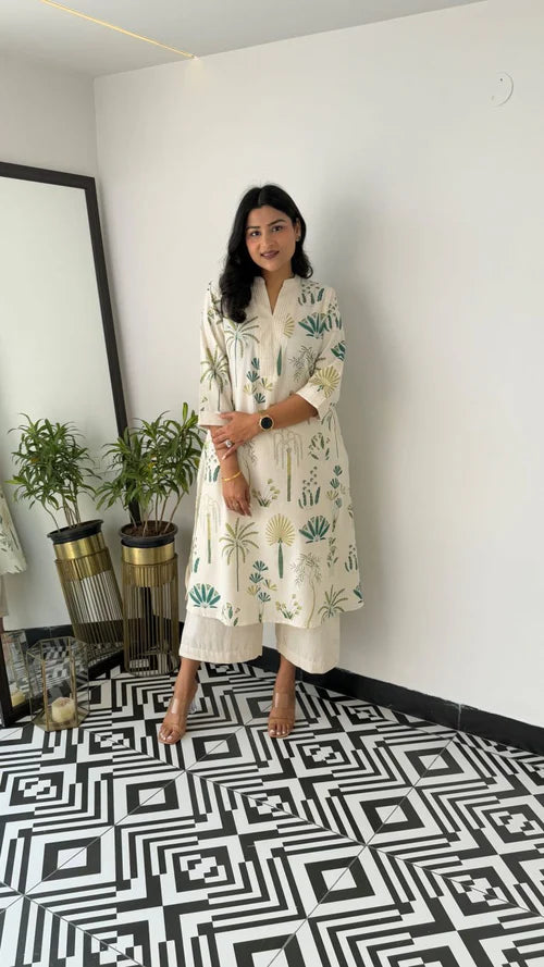 Printed Kurta Set