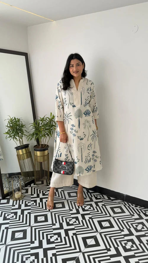 Printed Kurta Set