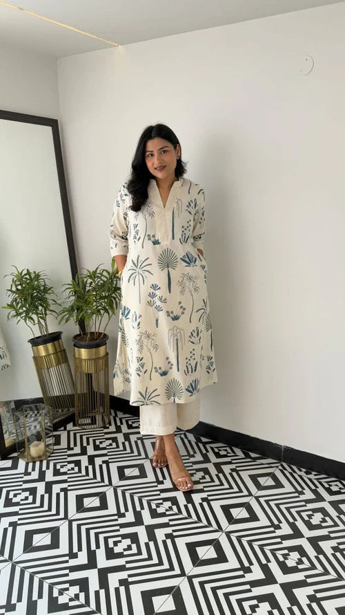 Printed Kurta Set