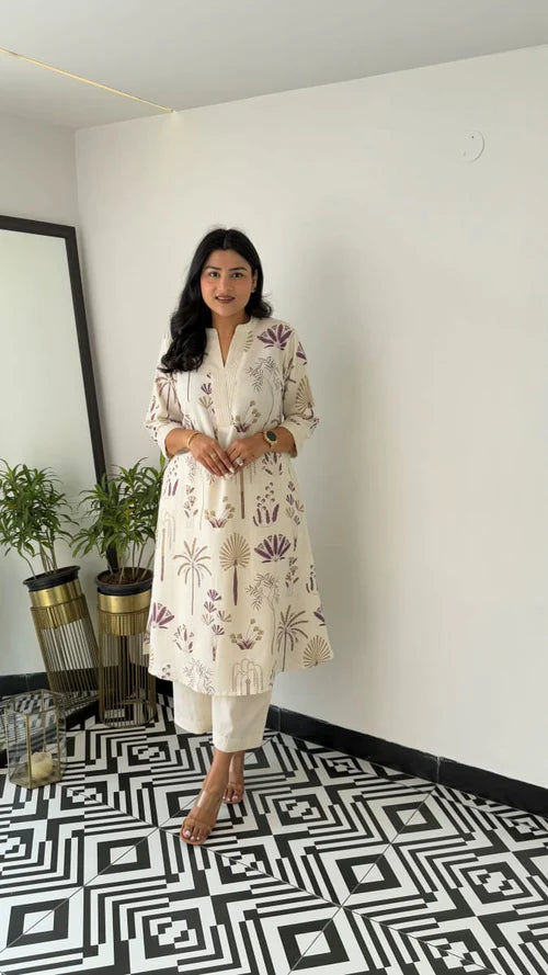 Printed Kurta Set