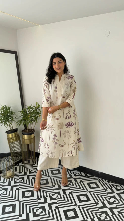 Printed Kurta Set