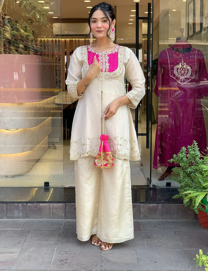 Festival Wear Embroidered Co-Ord Set