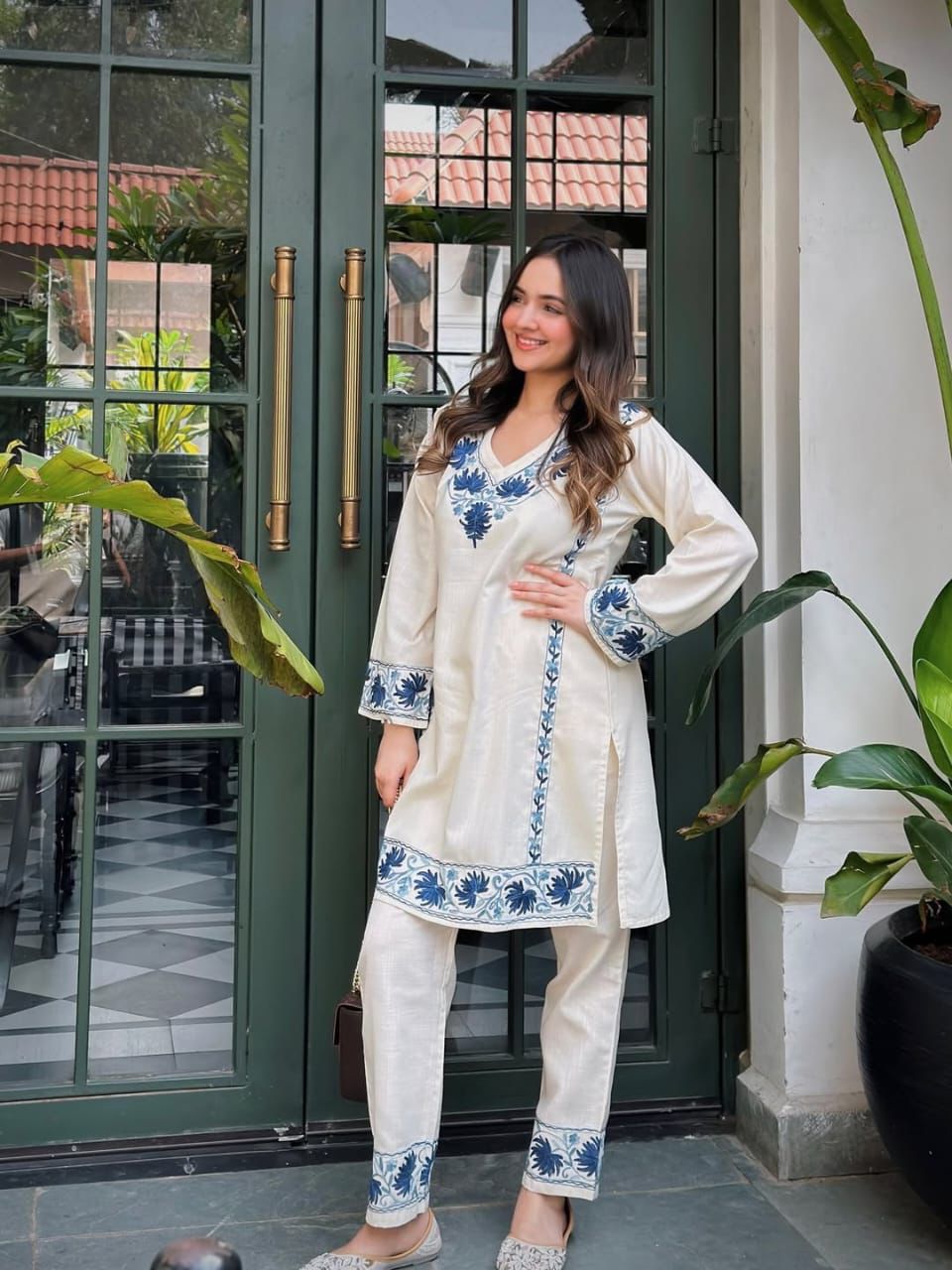 Women Embroidered Co-Ord Set