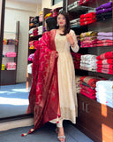 White Flared Suit Set