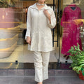 Premium Chanderi Silk With Embroidered Co-Ord Set