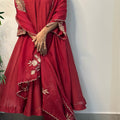 Women's Embroidered Anarkali Suit Set with Dupatta