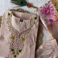 New Beautiful Hand Work Designers Kurta Pent Dupatta Set
