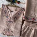 New Beautiful Hand Work Designers Kurta Pent Dupatta Set