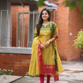 Storm Of Inspiration Cotton Kurti Set